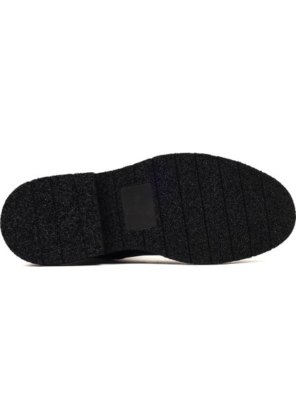 Erkek Siyah Fermuarlı Deri Bot 25WFD720218 indirimleri