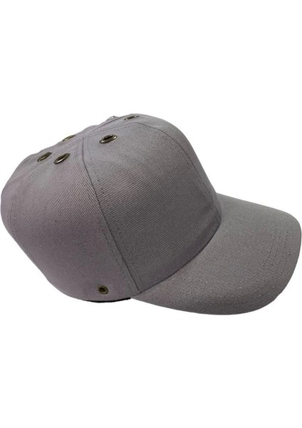 Darbe Emicili Şapka Baret Gri
