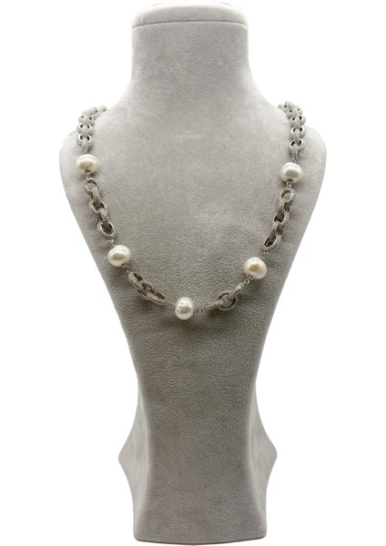 Gümüş Incli Taşlı Kolye fiyatları