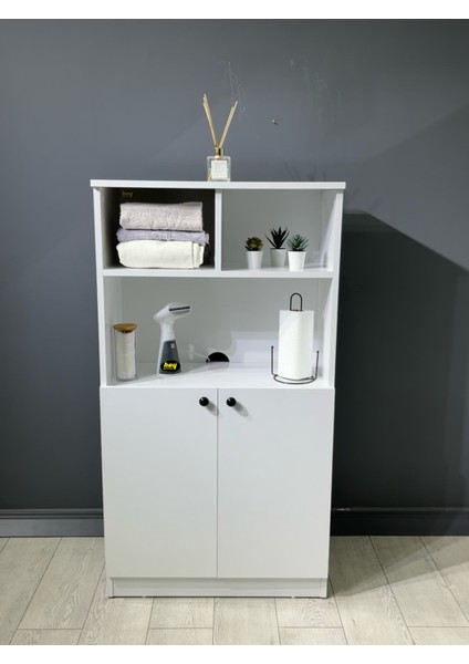 Deren Banyo Dolabı Çok Amaçlı Dolap Bölmeli Raf 72 cm indirimleri