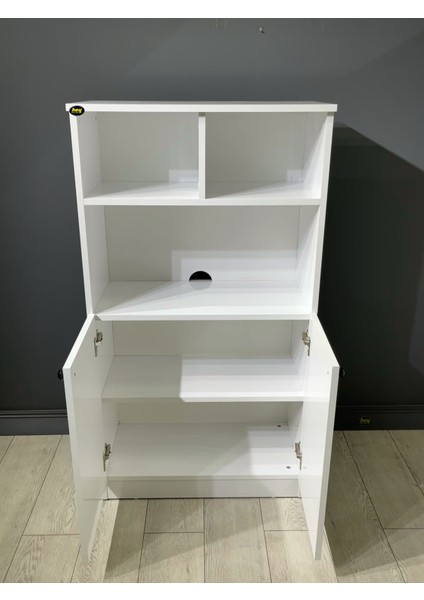 Deren Banyo Dolabı Çok Amaçlı Dolap Bölmeli Raf 72 cm