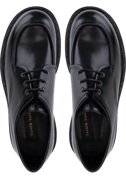 Erkek Hakiki Deri Siyah Deri Casual Ayakkabı 1171 261-06 Erk Ayk SK25-26 Sıyah Dr indirimleri