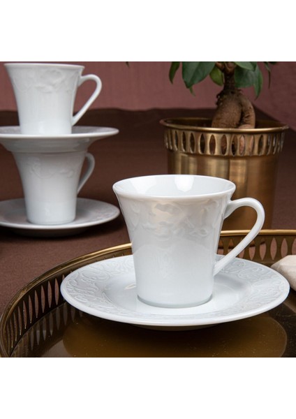 Bahar Dalı 4 Parça 2 Kişilik Kahve Fincan Takımı modelleri