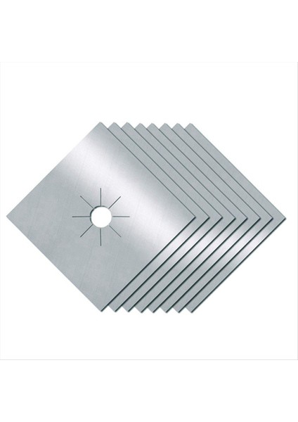 8'li Paket Ocak Brülörü Kılıfı Üçlü Kalınlık 0,2 Mm, Ocak Üstü Kılıfları (Yurt Dışından)