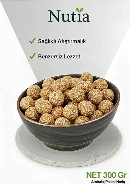 Nutia Çorum Özel Serisi Taze Kıtır Haşhaşlı Leblebi 300 gr