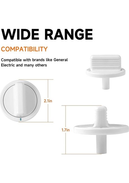 2x WE01X10160 Zamanlayıcı Düğmeli Parça Yıkayıcı/kurutucu - AP3207448'IN Yerini Alır (Yurt Dışından) indirimleri