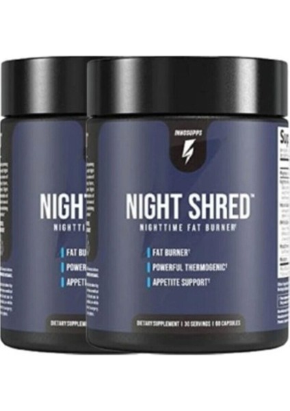 Night Shread Time Fat Burner Fitlik Ürünü 60 Lı x 2 Adet