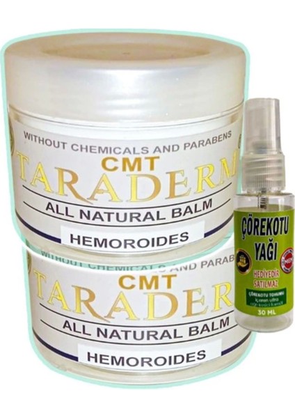 Taraderm Bakım Kremi 100 ml x 2 Adet + Çörek Otu Yağı 30 ml