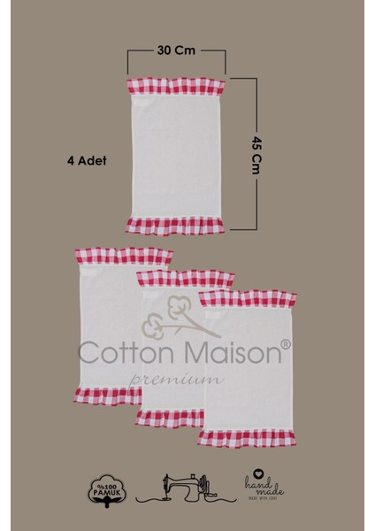 Amerikan Servisi Fırfırlı Retro 4 Lü fiyatları