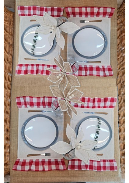 Amerikan Servisi Fırfırlı Retro 4 Lü modelleri