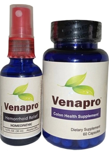 Süper Mucizevi Venapro 2 Li Bakım Seti 30 ml Sprey + 60 Lı Caps modelleri