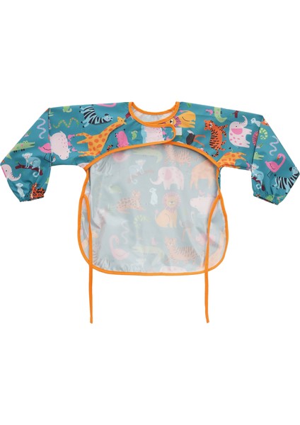 Uzun Kollu Sıvı Geçirmez Bebek Önlüğü 2-4 Yaş | Mama ve Aktivite Önlüğü-Zooworld modelleri