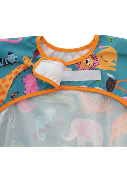 Uzun Kollu Sıvı Geçirmez Bebek Önlüğü 2-4 Yaş | Mama ve Aktivite Önlüğü-Zooworld fırsatları