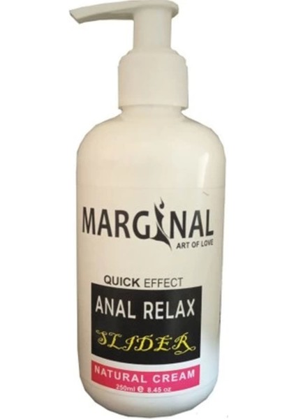Süper Marginal Relax 250 ml Büyük Boy Bay An'al Rahatlatıcı Kayganlaştırıcı Krem