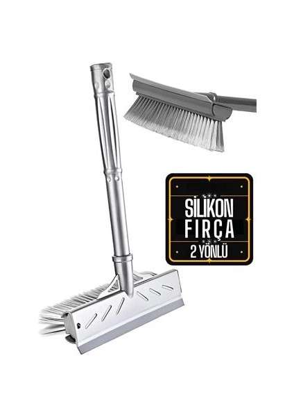Bfs Twin Fırçalı ve Silikon Uçlu Cam Sil Çekçek