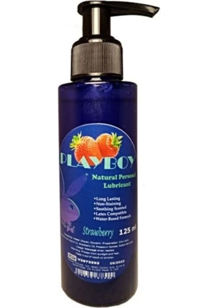 Playboy Natural Personal Lubricant Çilekli 125 ml