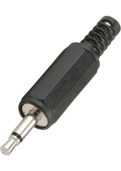 3.5mm Mono Lehimlenebilir Plastik Erkek Ses Jakı 4 Adet