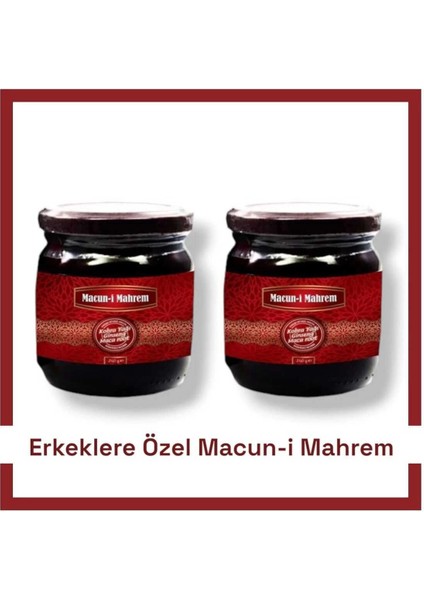Macun-I Mahrem Erkeklere Doğal Karışım 240 gr x 2 Adet