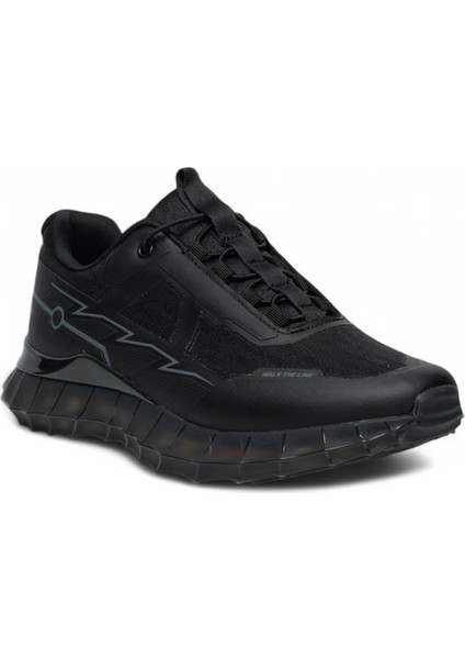Siyah Şeffaf Taban Comfort Mevsimlik Yürüyüş ve Koşu Erkek spor ayakkabı