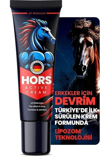 Süper Erkekler Için Etkili Hors Active Cream Erkekler 50 ml