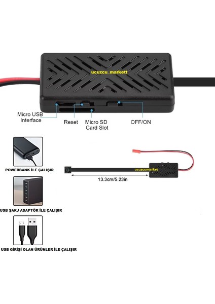 Mini Lens Wifi Güvenlik Kamera (Uzaktan Izleme-Ses-Hafıza Kart Kayıt-Hareket Algılama) fiyatları