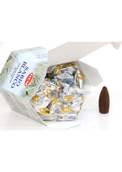 White Sage Backflow Konik Tütsü Seti (480 Adet) – Arındırıcı Beyaz Adaçayı, Geri Akış fiyatları