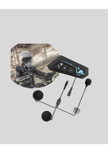 Motosiklet Kaskı Için Bluetooth Kulaklık – Kablosuz Mikrofonlu Gürültü Azal - FEİ6525-936 fiyatları