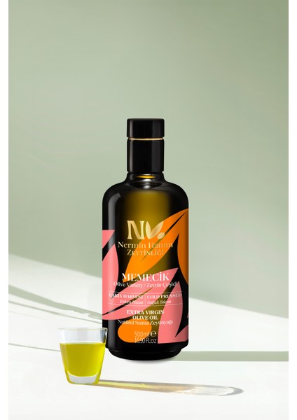 Memecik - Erken Hasat Soğuk Sızma Zeytinyağı R. (500ML)