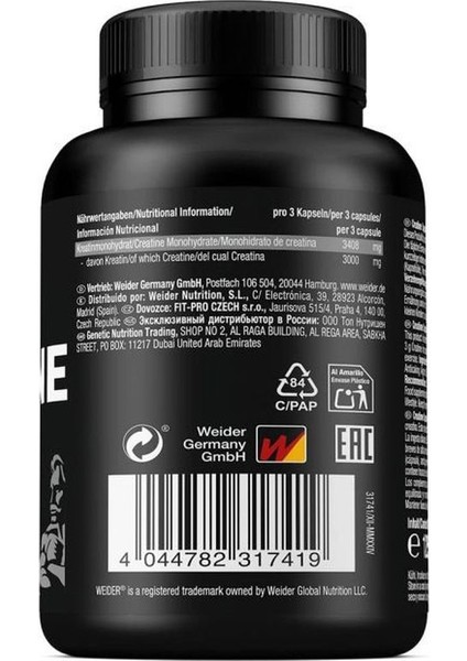 Pure Creatine 3000 mg 100 Caps modelleri