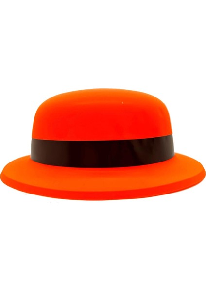 Bfs neon Partisi Turuncu Renk Melon Plastik Parti Şapkası