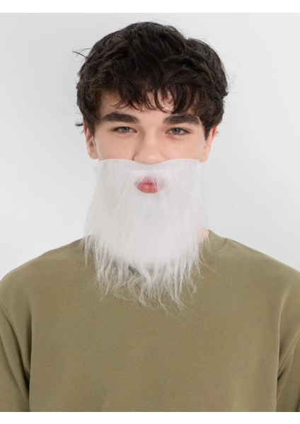 Bfs Beyaz Kırçıllı Arkadan Lastikli Beyaz Takma Sakal Yetişkin Çocuk Uyumlu fiyatları