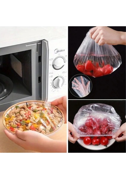 100 Adet Tazeliği Koruyan Tencere ve Tabak Bonesi Çok Amaçlı Kullan At Tabak Bonesi indirimleri