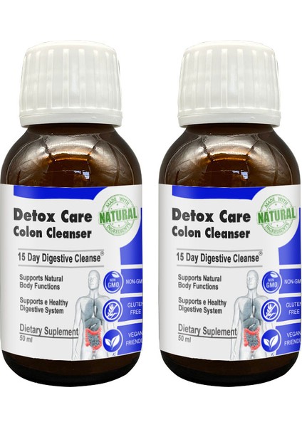 Detox Care: 2 Adet 15 Günlük Pratik Şurup Formülü