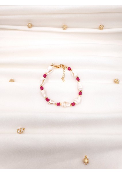 🐚 Doğal Deniz Kabuğu Kadın Bileklik | Altın Detaylı fırsatları