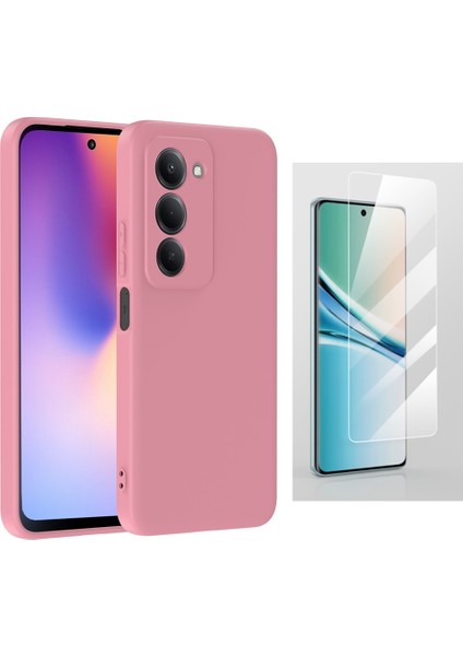 Xiaomi Redmi 15 Kılıf Zore Mara Lansman Kapak + Temperli Cam Ekran Koruyucu