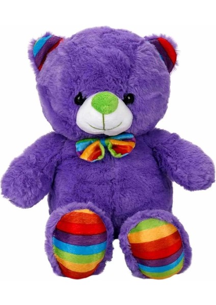 Bfs Oturan Kurdeleli Renkli Peluş Ayı 30 cm indirimleri