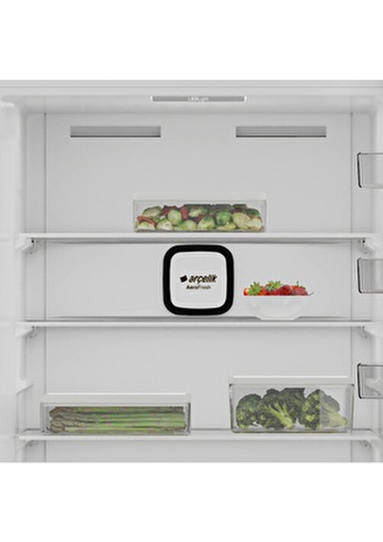 570477 MB No Frost Buzdolabı 187 cm Yükseklik D Enerji Sınıfı Beyaz Renk