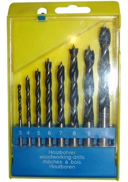 Todrill TD50191 Ahşap Matkap Ucu 8 Parça