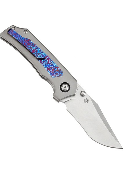 Fermi |titanyum + Timascus Sap | Cpm 20CV Çelik Çakı | K1122A4 modelleri