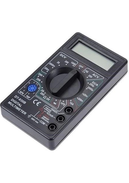 Dijital Avometre Multimetre Ölçü Aleti Akım Voltaj Direnç Ölçer