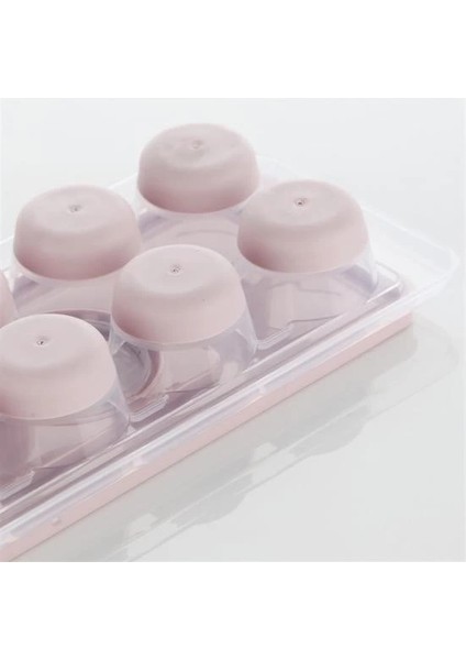 12LI Kapaklı Yapışmaz Silikon Tabanlı Plastik Küp Buz Kalıbı fiyatları