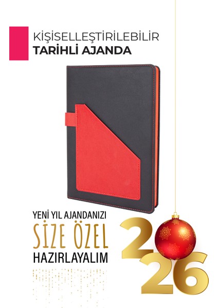 2026 Yılı Özel Termo Deri Kartlıklı Ajanda – 320 Sayfa | Kişiye & Kuruma Özel fırsatları