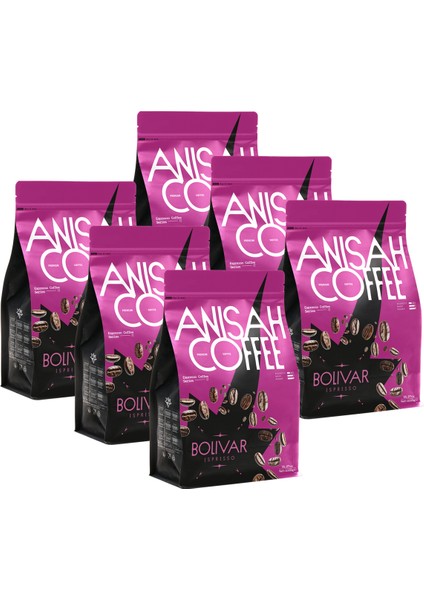 Bolivar Espresso Çekirdek Kahve 6x1000gr