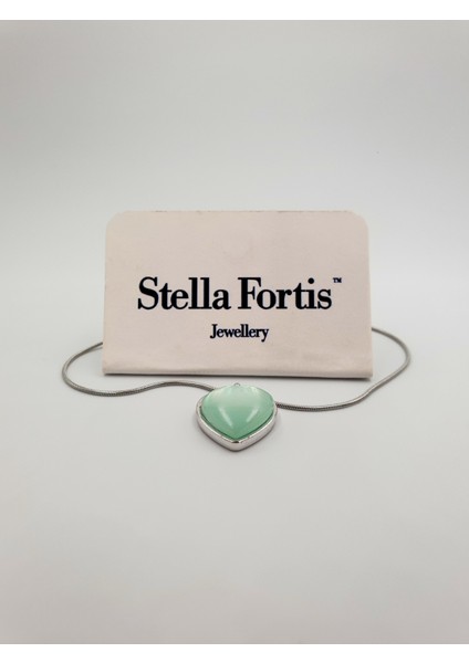 Kalp Tasarımlı Zarif Kolye - 316L Paslanmaz Çelik | Gümüş modelleri