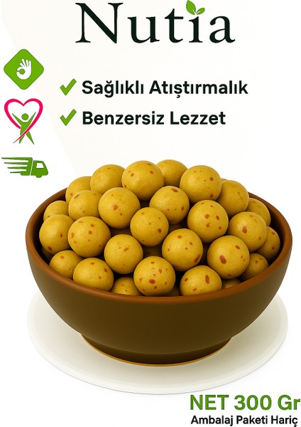 Nutia Lüks Çikolata Kaplama Çorum Özel Serisi Cappuccino Leblebi 300 gr