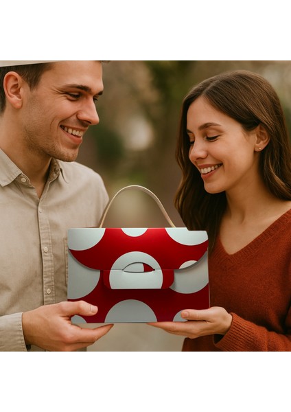 El Çantası Formunda Hediye Kutusu - 20X13X9 cm - Özel Tasarım Hediyelik Çanta fırsatları