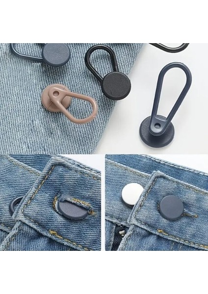 2 Li Bel Uzatma Klipsi, Pantolon Bel Uzatıcıları, Kadın Kot Pantolon, Etekler ve Elbise Tokaları fırsatları