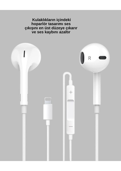 Bfs iPhone 14 ve Altındaki Modellerle Uyumlu Kablolu Kulaklık fiyatları