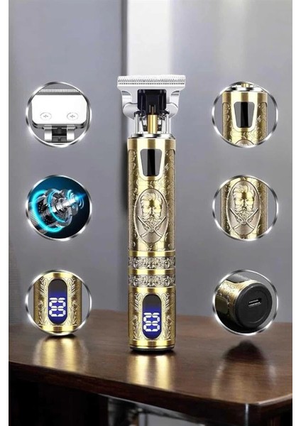 Bfs Çizik Tıraş Makinesi Şarjlı Paslanmaz Çelik Bıçaklı Uzun Ömürlü