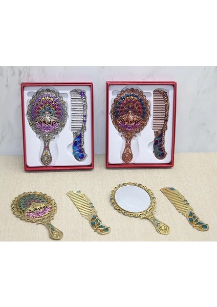 Bfs Tavuskuşu Ayna ve Tarak Seti Küçük Boy ALK4989